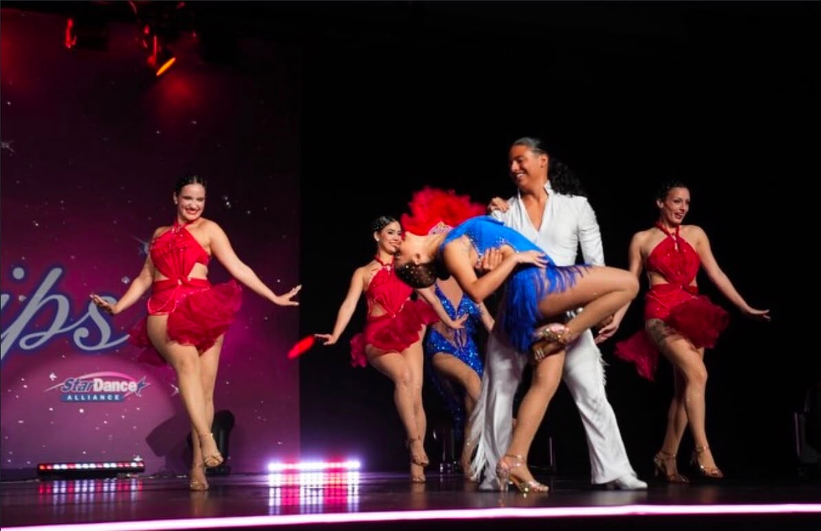Salsa dance class at GiGi's Dance Academy